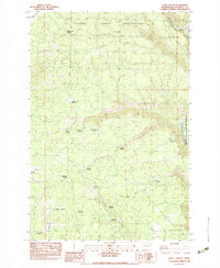 Dead Canyon 1983 topographic map thumbnail