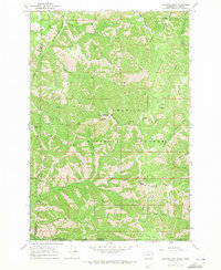Deadman Peak 1967 topographic map thumbnail