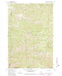 Deadman Peak 1967 topographic map thumbnail