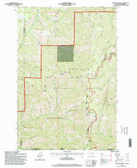 Deadman Peak 1995 topographic map thumbnail
