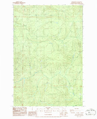 Dean Creek 1986 topographic map thumbnail