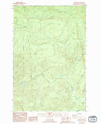 Dean Creek 1986 topographic map thumbnail