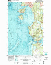 Deception Pass 1998 topographic map thumbnail