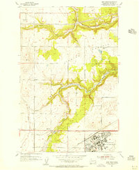 Deep Creek 1954 topographic map thumbnail