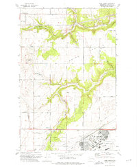 Deep Creek 1973 topographic map thumbnail