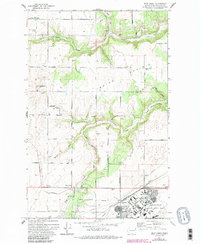 Deep Creek 1973 topographic map thumbnail