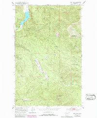 Deep Lake 1952 topographic map preview