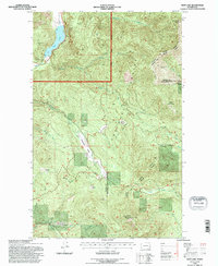 Deep Lake 1992 topographic map thumbnail