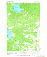 Deer Lake 1965 topographic map thumbnail