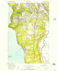 Des Moines 1949 topographic map preview