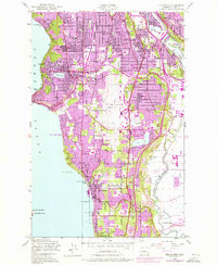 Des Moines 1949 topographic map preview