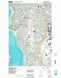 Des Moines 1949 topographic map preview