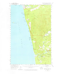 Destruction Island 1956 topographic map thumbnail