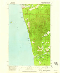 Destruction Island 1956 topographic map thumbnail