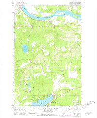 Diamond Lake 1968 topographic map thumbnail