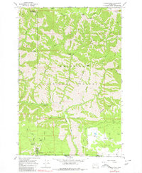 Diamond Peak 1967 topographic map thumbnail