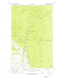 Doe Mountain 1963 topographic map thumbnail
