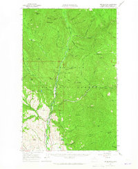 Doe Mountain 1963 topographic map thumbnail