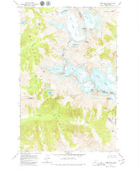 Dome Peak 1963 topographic map thumbnail