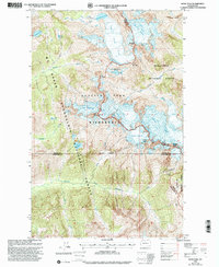 Dome Peak 1999 topographic map thumbnail
