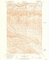 Doris 1953 topographic map thumbnail