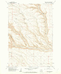 Douty Canyon 1962 topographic map thumbnail