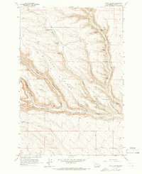 Douty Canyon 1962 topographic map thumbnail