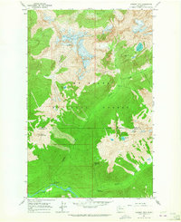 Downey Mtn 1963 topographic map thumbnail