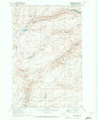 Draper Lake 1969 topographic map thumbnail