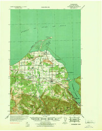 Dungeness 1939 topographic map thumbnail
