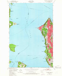 Duwamish Head 1949 topographic map thumbnail