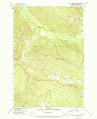 East Canyon Ridge 1970 topographic map thumbnail