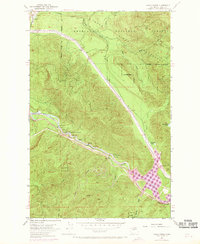 Eagle Gorge 1953 topographic map thumbnail