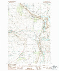 Eagle Lakes 1986 topographic map thumbnail