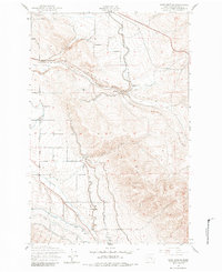 East Kittitas 1953 topographic map thumbnail