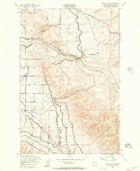 East Kittitas 1953 topographic map thumbnail