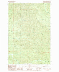 East of Raymond 1986 topographic map thumbnail