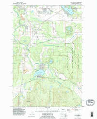 East Olympia 1990 topographic map thumbnail