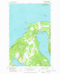 Eastsound 1977 topographic map thumbnail