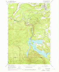 Eatonville 1959 topographic map thumbnail