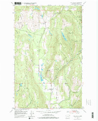 Echo Valley 1952 topographic map preview