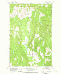 Echo Valley 1952 topographic map thumbnail
