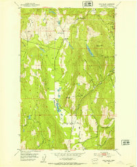 Echo Valley 1952 topographic map preview