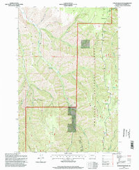 Eckler Mountain 1995 topographic map thumbnail