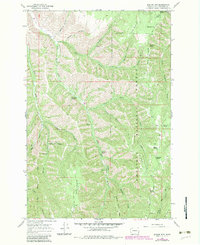 Eckler Mtn 1967 topographic map thumbnail