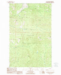 Edds Mountain 1988 topographic map thumbnail