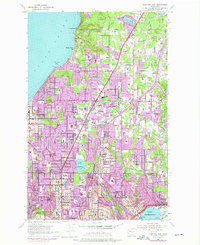 Edmonds East 1953 topographic map thumbnail