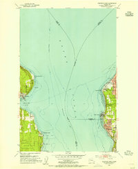 Edmonds West 1953 topographic map thumbnail