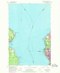 Edmonds West 1953 topographic map thumbnail