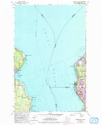 Edmonds West 1953 topographic map thumbnail